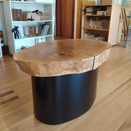 mesa exposicion madera - Maderas Azcona